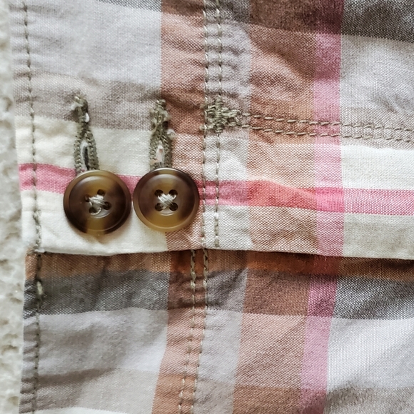 Old Navy Plaid Shorts size 16 - Picture 6 of 9